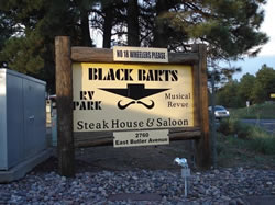 Black Bart's Sign